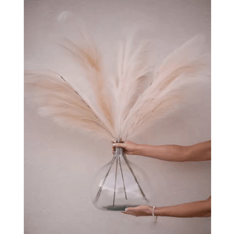 Large Artificial Pampas Grass Tall Fluffy Stems For Elegant Boho Decor 17
