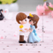 Mini Animal Couple Figurines With Stool Fairy Garden Miniatures Set For DIY Decor 12