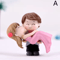 Mini Animal Couple Figurines With Stool Fairy Garden Miniatures Set For DIY Decor 16