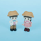 Mini Animal Couple Figurines With Stool Fairy Garden Miniatures Set For DIY Decor 9