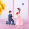 Mini Animal Couple Figurines With Stool Fairy Garden Miniatures Set For DIY Decor 20