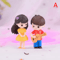 Mini Animal Couple Figurines With Stool Fairy Garden Miniatures Set For DIY Decor 23