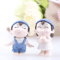 Mini Animal Couple Figurines With Stool Fairy Garden Miniatures Set For DIY Decor 26