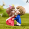 Mini Animal Couple Figurines With Stool Fairy Garden Miniatures Set For DIY Decor 29