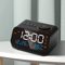 Smart LED Digital Alarm Clock With FM Radio USB Charging Modern Desk Clock 0