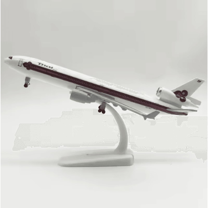 20cm MD 11 Model Airplane Premium Metal Aircraft Model With Landing Gear 3