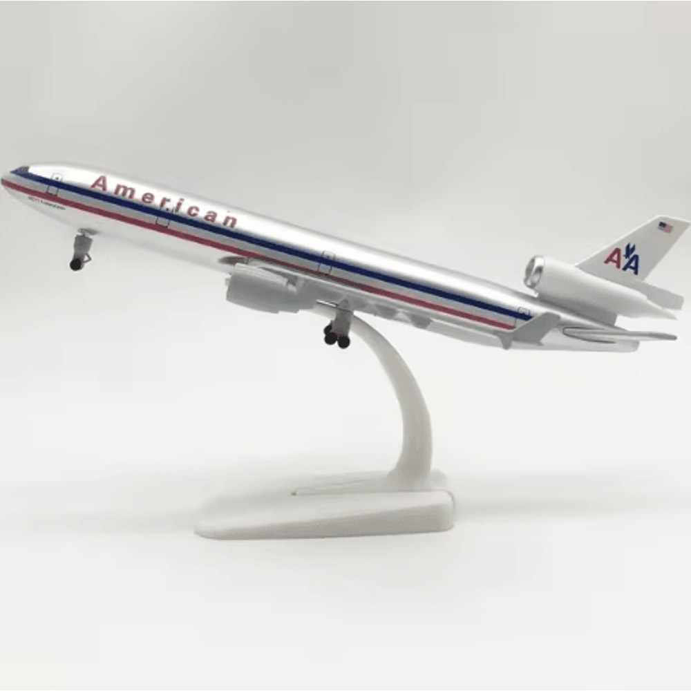 20cm MD 11 Model Airplane Premium Metal Aircraft Model With Landing Gear 5