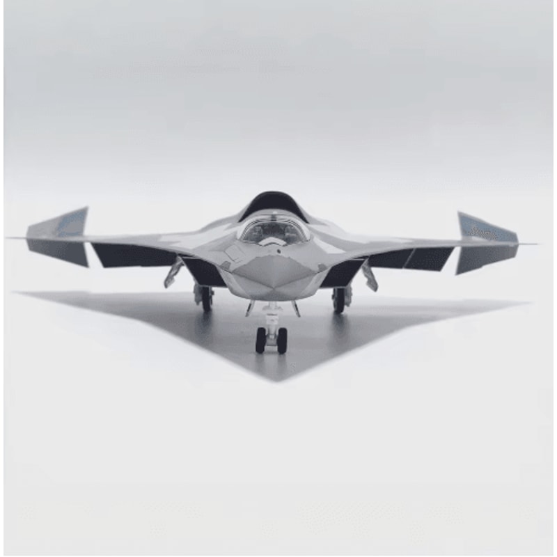 J36 Fighter Jet Model Airplane 1 To 72 Scale Metal Aircraft Display With Base 3