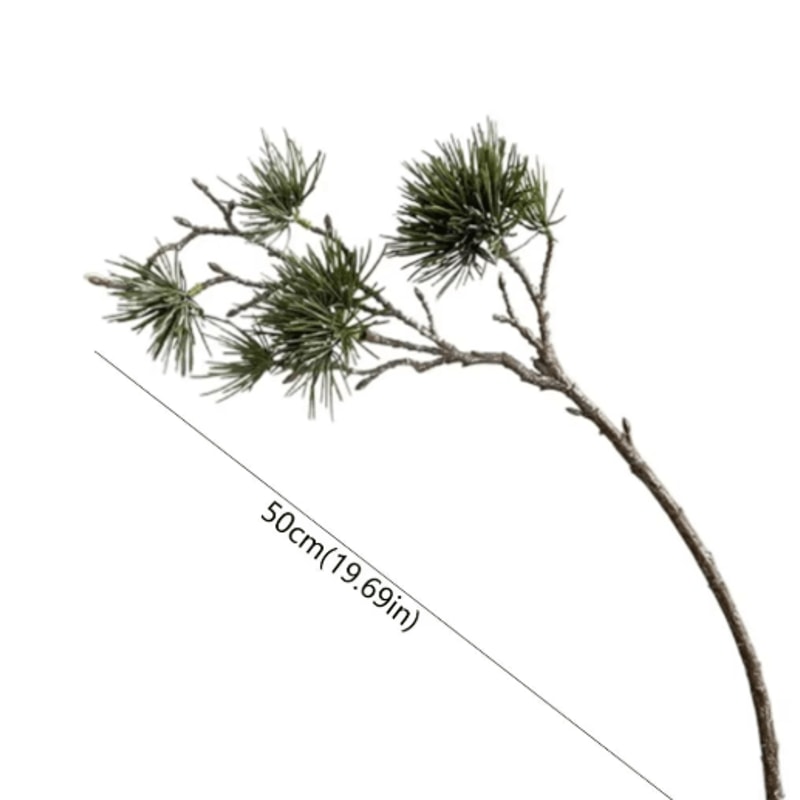 Luxury Artificial Pine Branch Realistic Greenery Decor For Home Events 8
