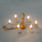 Mini LED Dollhouse Ceiling Lamp 3V Chandelier Lighting Accessory 7