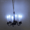 Mini LED Dollhouse Ceiling Lamp 3V Chandelier Lighting Accessory 8