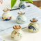 Chinese Style Ceramic Mini Vase Retro Toothpick Cotton Swab Holder 19