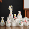 Chinese Style Ceramic Mini Vase Retro Toothpick Cotton Swab Holder 20