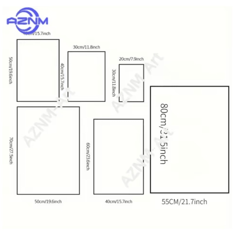 Watercolor Coastal Wall Art Set Sea Shell Starfish Prints For Modern Home Decor 8