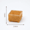 Mini Rattan Basket Model DIY Dollhouse Food Display Kitchen Decor 8