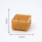 Mini Rattan Basket Model DIY Dollhouse Food Display Kitchen Decor 8