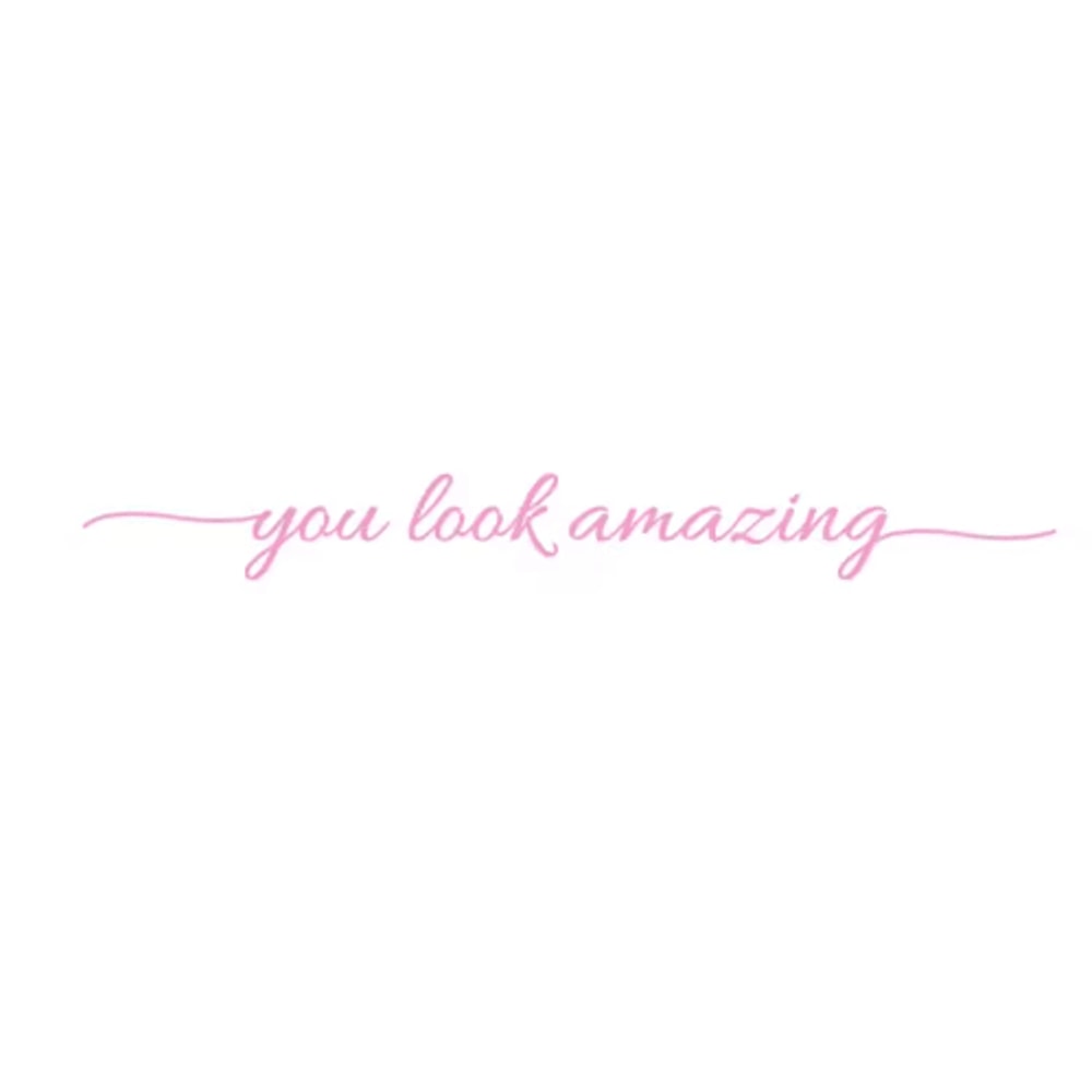 You Look Amazing Mirror Decal Inspirational Vinyl Wall Sticker For Bathroom Bedroom 1