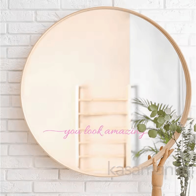 You Look Amazing Mirror Decal Inspirational Vinyl Wall Sticker For Bathroom Bedroom 17