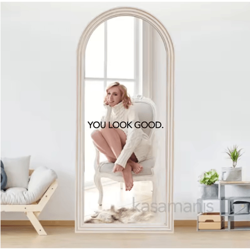 You Look Amazing Mirror Decal Inspirational Vinyl Wall Sticker For Bathroom Bedroom 19