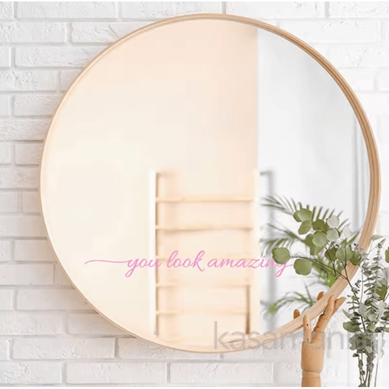 You Look Amazing Mirror Decal Inspirational Vinyl Wall Sticker For Bathroom Bedroom 0
