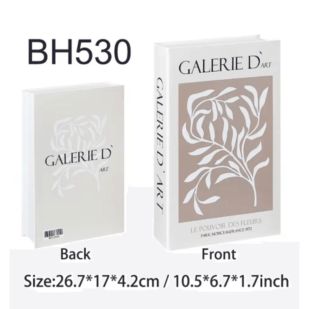 Luxury Decorative Fake Books Storage Box Hidden Coffee Table Organizer 9