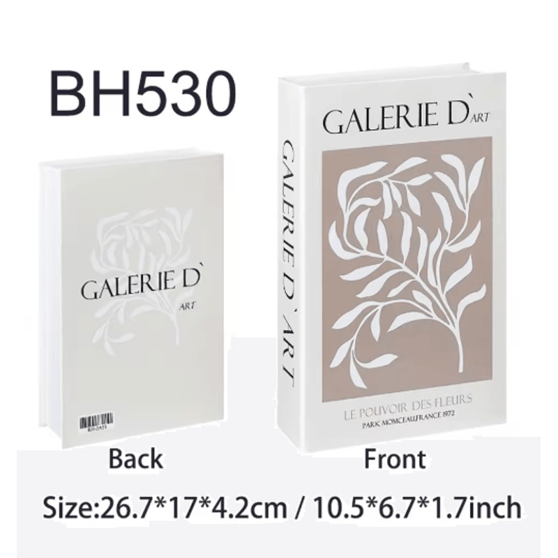 Luxury Decorative Fake Books Storage Box Hidden Coffee Table Organizer 9