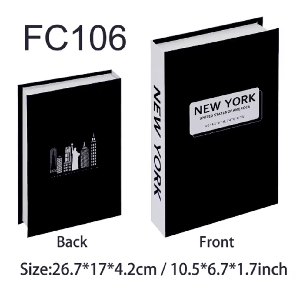 Luxury Decorative Fake Books Storage Box Hidden Coffee Table Organizer 6