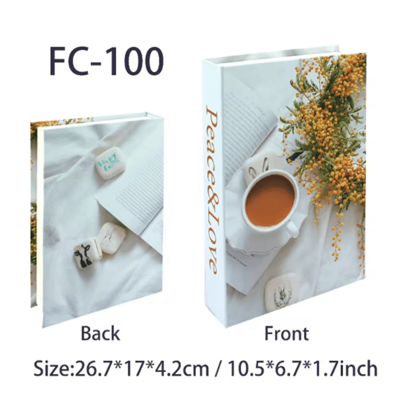 Luxury Decorative Fake Books Storage Box Hidden Coffee Table Organizer 8