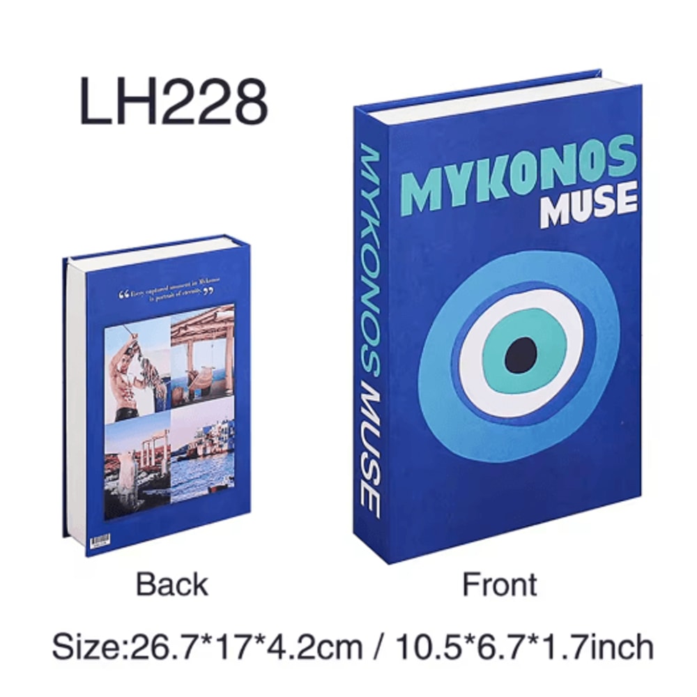 Luxury Decorative Fake Books Storage Box Hidden Coffee Table Organizer 20