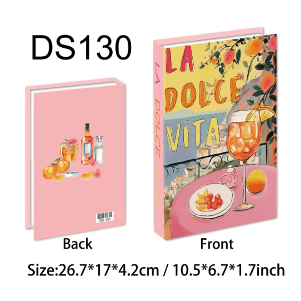 Luxury Decorative Fake Books Set Colorful Coffee Table Shelf Styling Decor 2