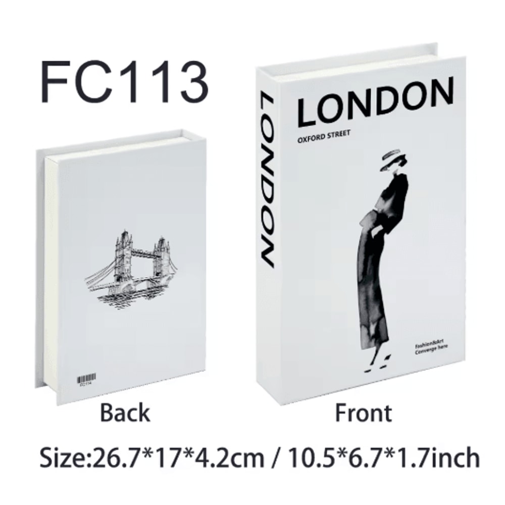 Luxury Decorative Fake Books Set Colorful Coffee Table Shelf Styling Decor 12