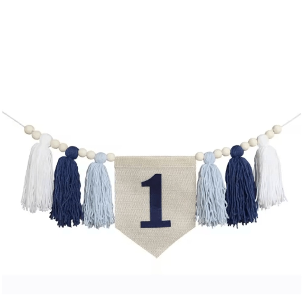 Boho 1st Birthday High Chair Banner Baby First Birthday Party Decor 20