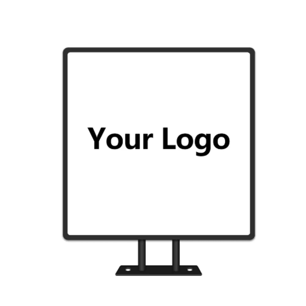 Custom Round LED Business Sign Double Sided Illuminated Storefront Logo Light Box 2