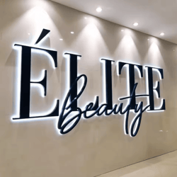 3d backlit led channel letters custom illuminated business logo signage
