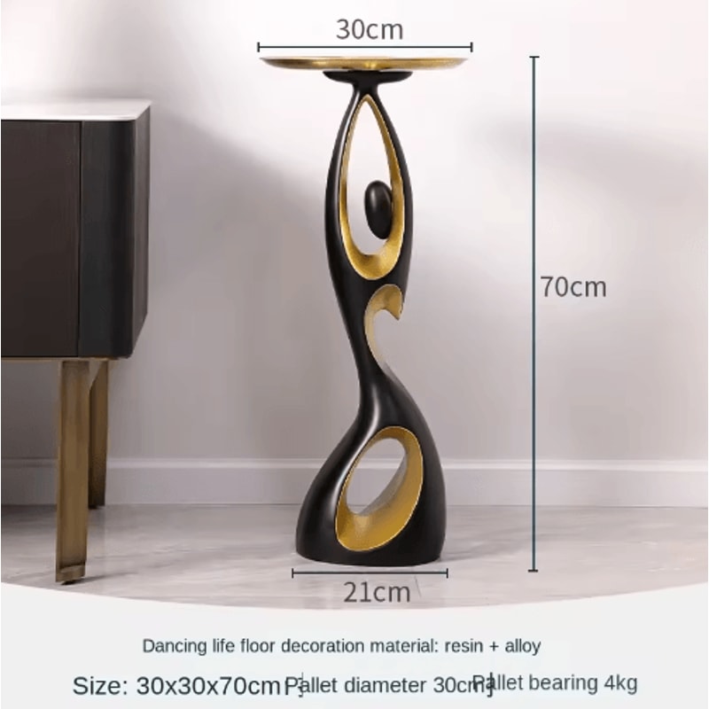 Abstract Dancing Figures Sculpture Modern Nordic Luxury Home Decor Accent 2