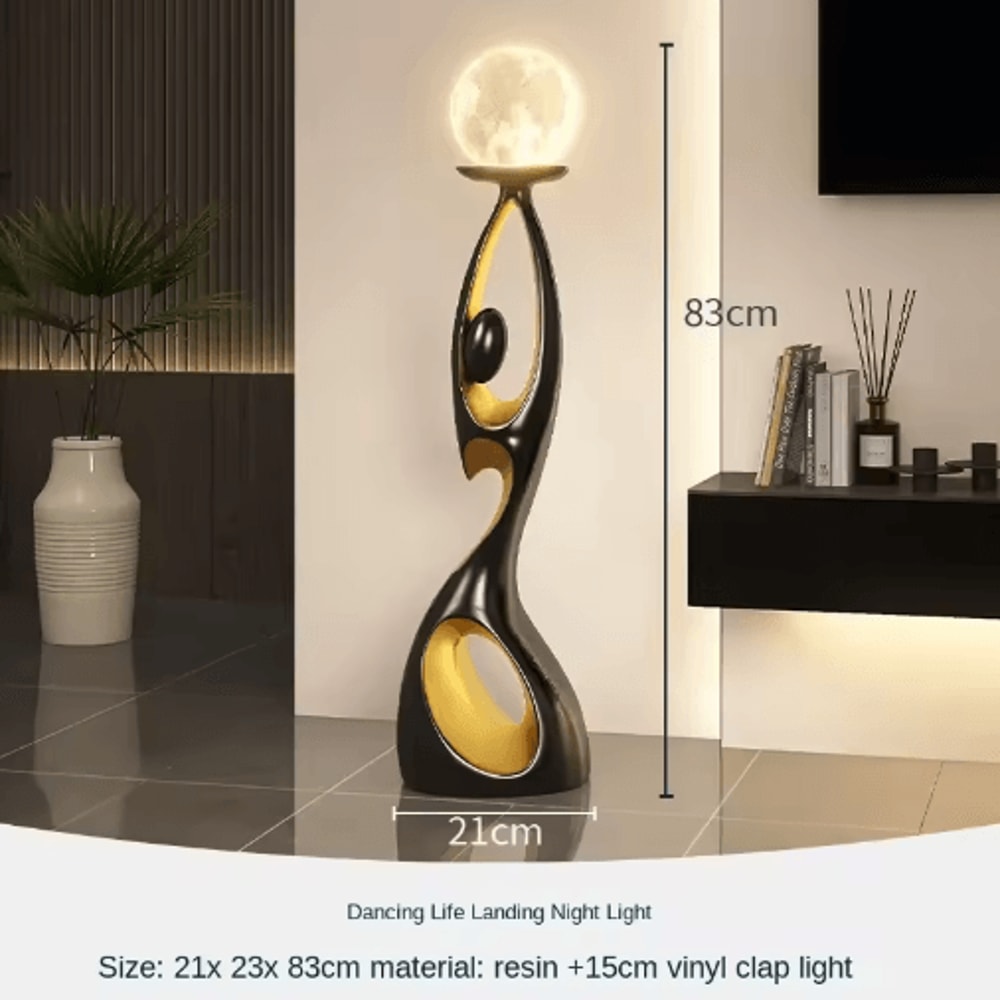 Abstract Dancing Figures Sculpture Modern Nordic Luxury Home Decor Accent 4