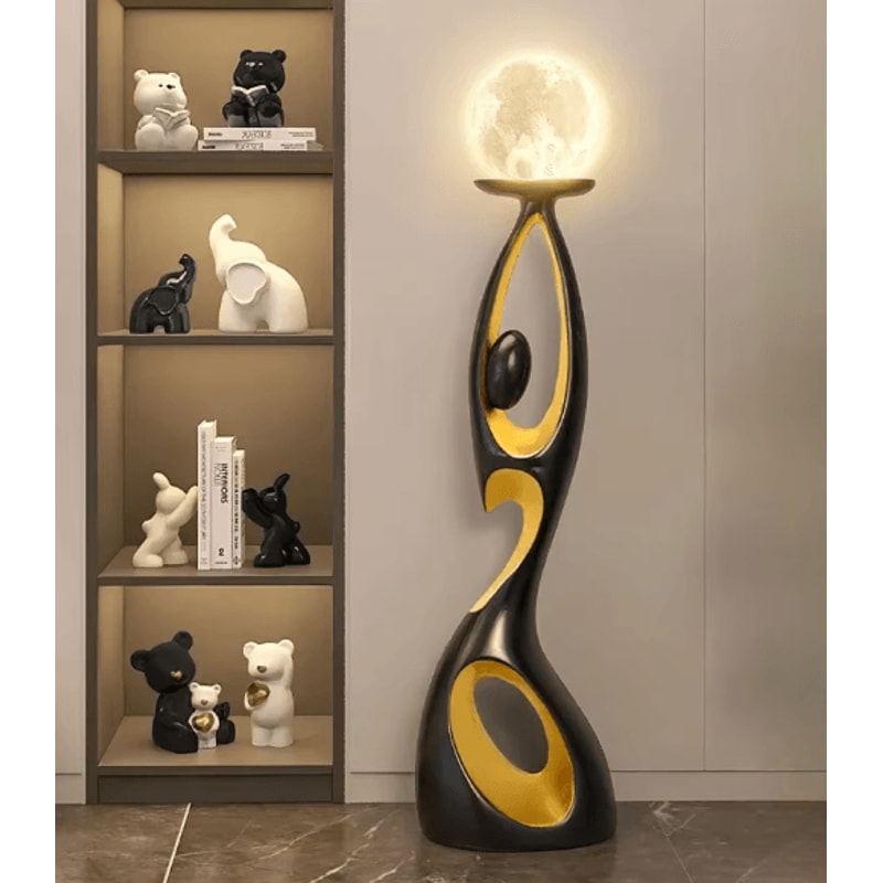 Abstract Dancing Figures Sculpture Modern Nordic Luxury Home Decor Accent 6