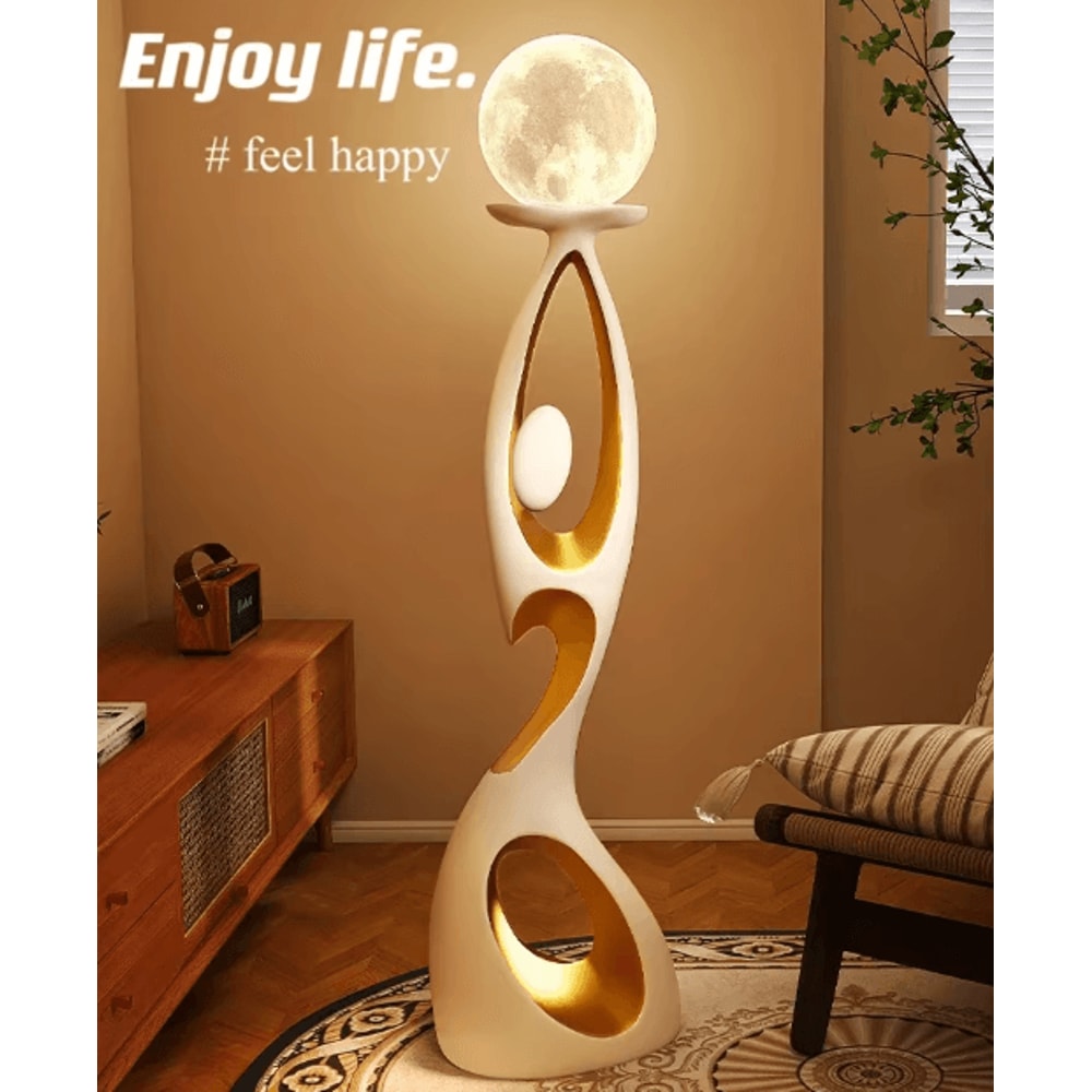 Abstract Dancing Figures Sculpture Modern Nordic Luxury Home Decor Accent 0