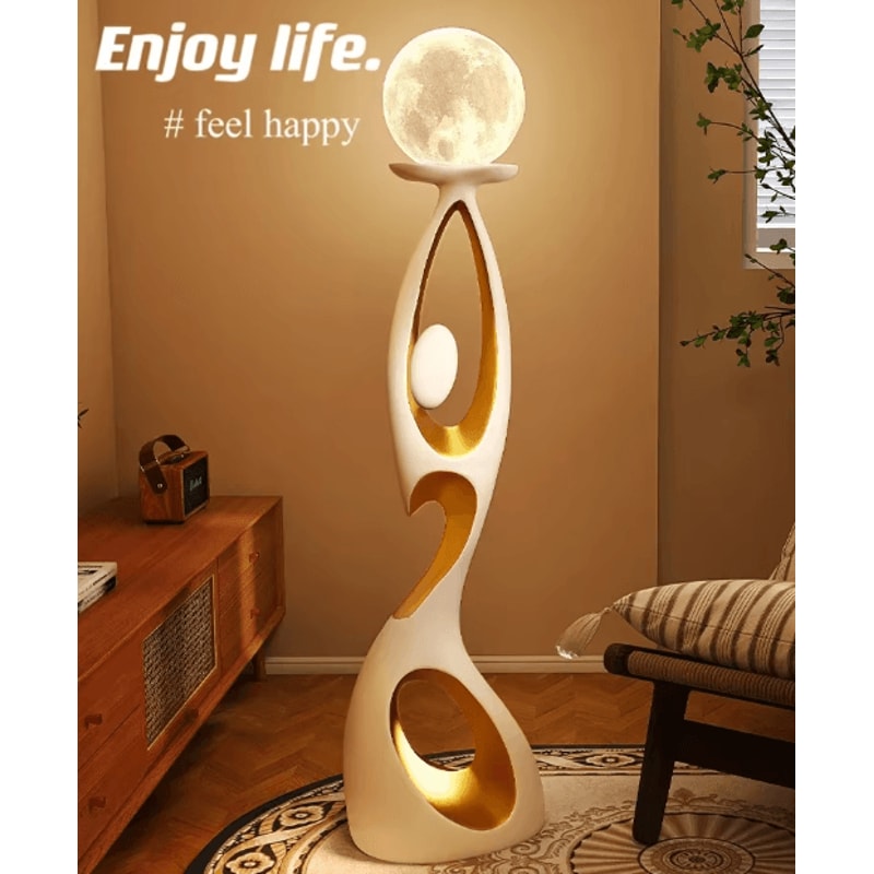 Abstract Dancing Figures Sculpture Modern Nordic Luxury Home Decor Accent 0