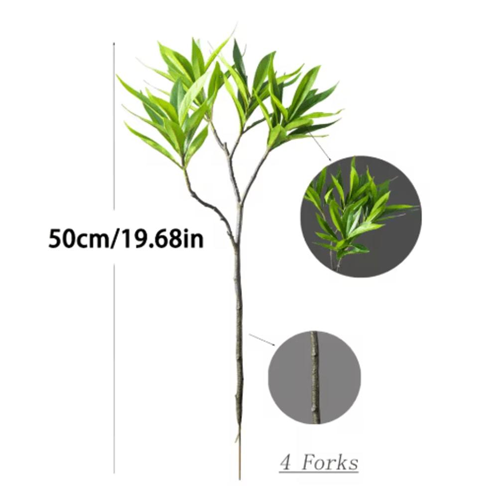 Large Artificial Palm Tree Plant Realistic Tropical Greenery For Home Event Decor 2