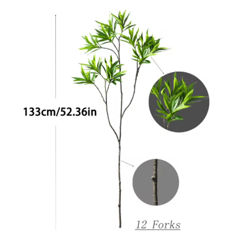 Large Artificial Palm Tree Plant Realistic Tropical Greenery For Home Event Decor 3