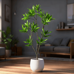 large artificial palm tree plant – realistic tropical greenery for home & event decor