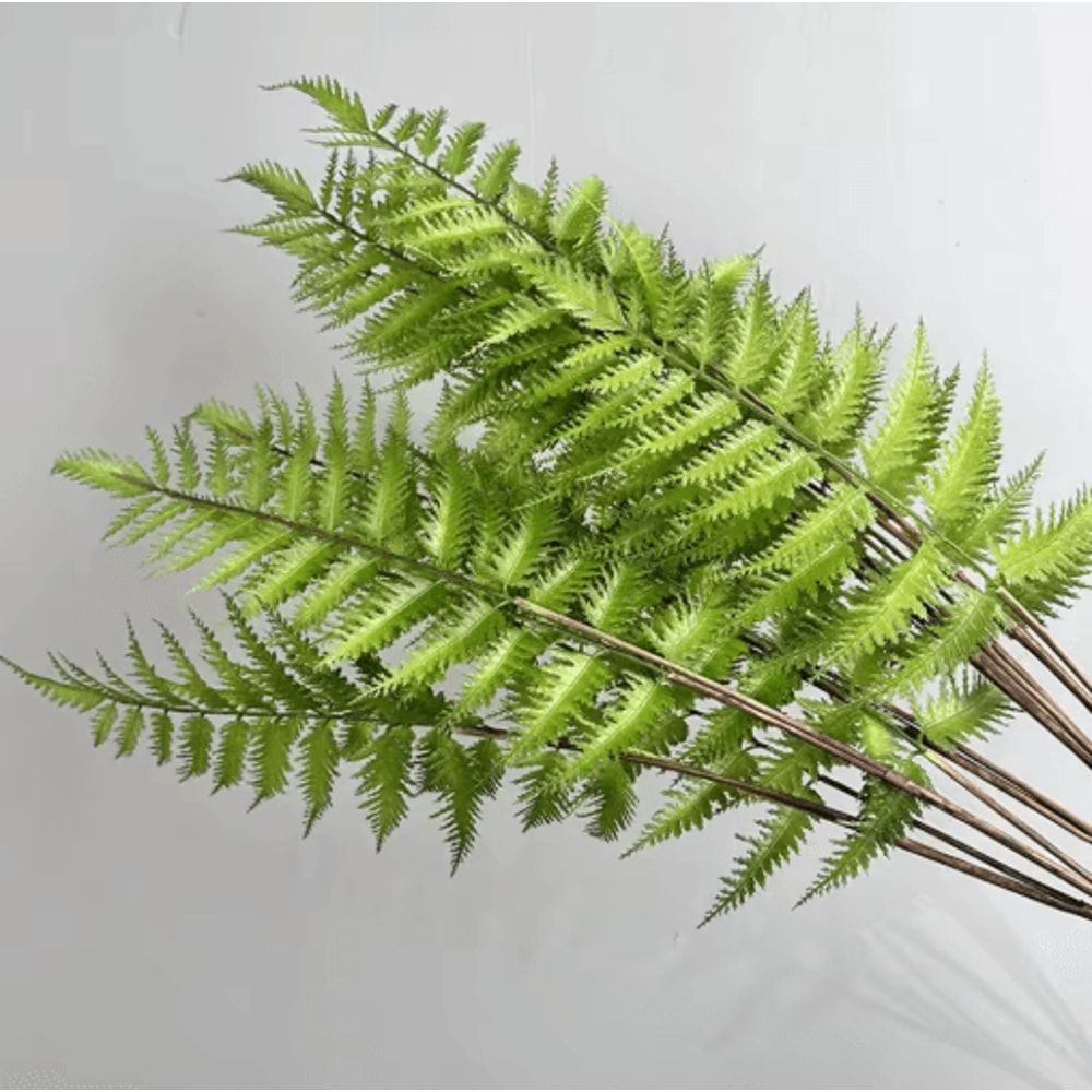 Real Touch Artificial Fern Branches Elegant Greenery For Home Wedding Decor 1