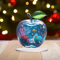 Clear Crystal Apple Figurine Elegant Glass Paperweight Desk Decor 13