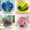 Clear Crystal Apple Figurine Elegant Glass Paperweight Desk Decor 0