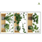 Botanical Plant Wall Sticker Set Potted Greenery Decal For Modern Home Decor 1