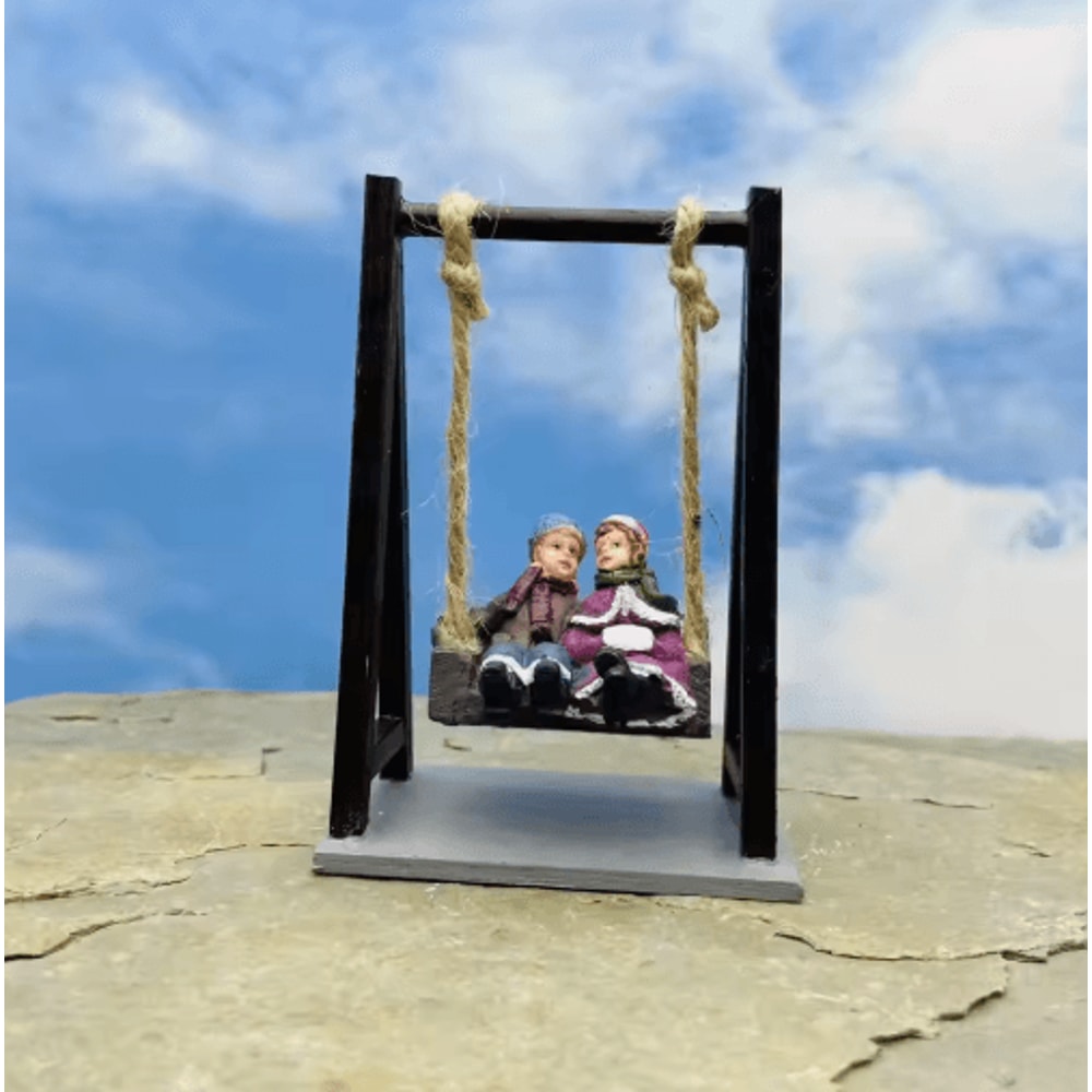 Holiday Miniature Figurines Set Sand Table Fairy Garden Desk Decor 5