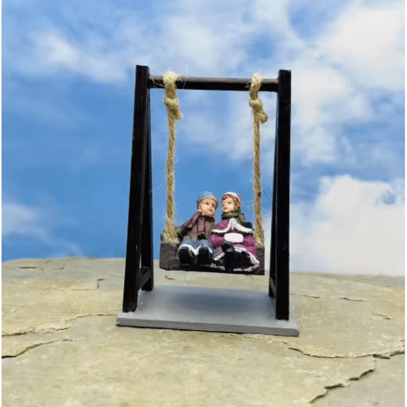 Holiday Miniature Figurines Set Sand Table Fairy Garden Desk Decor 5