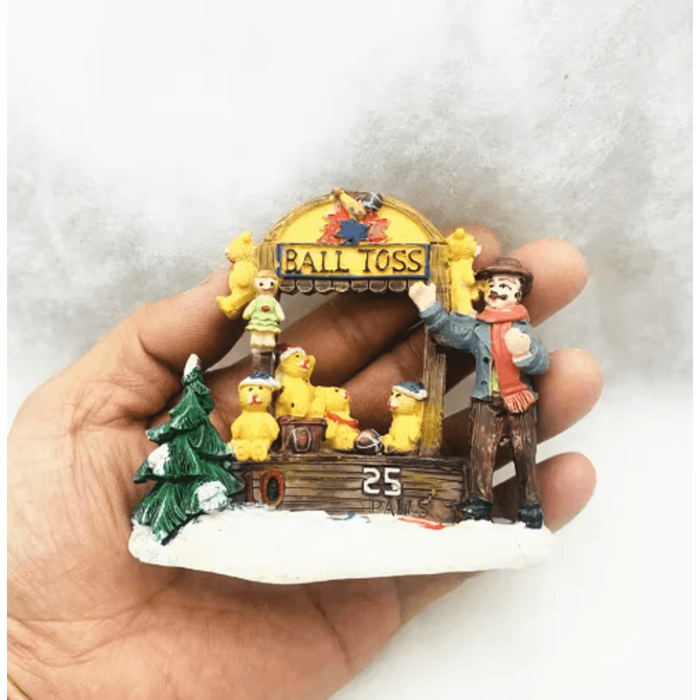 Holiday Miniature Figurines Set Sand Table Fairy Garden Desk Decor 7