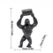 Creative Gorilla Resin Sculpture Modern Animal Statue For Living Room Decor 4